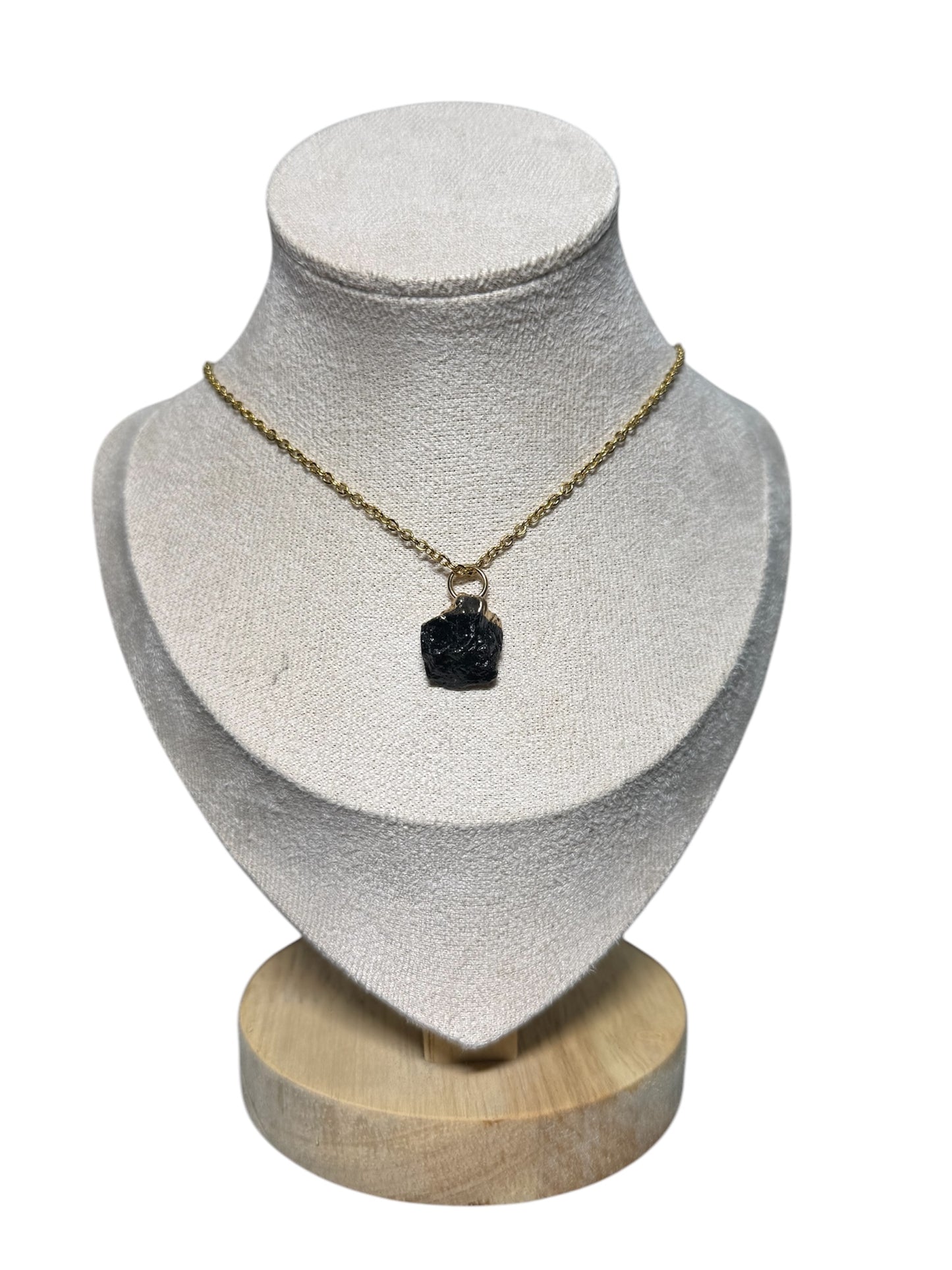 Sun & Moon Raw Quartz Necklace