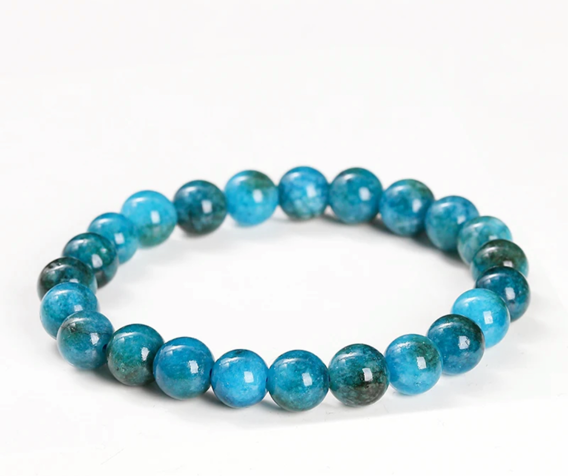 Coral Apatite Bracelet