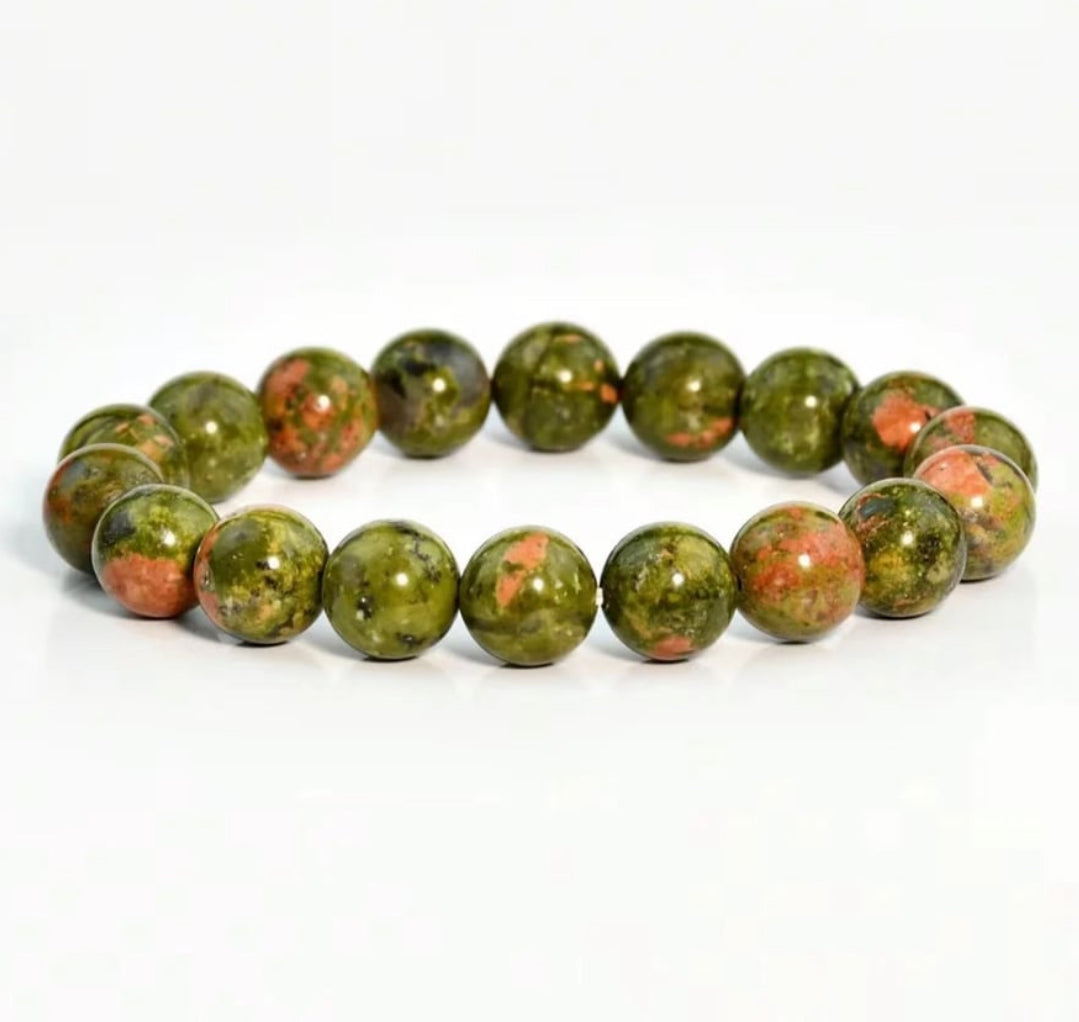 Tidal Unakite Bracelet