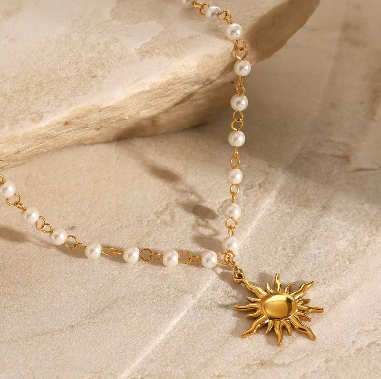 Pearl of the Sun Necklace