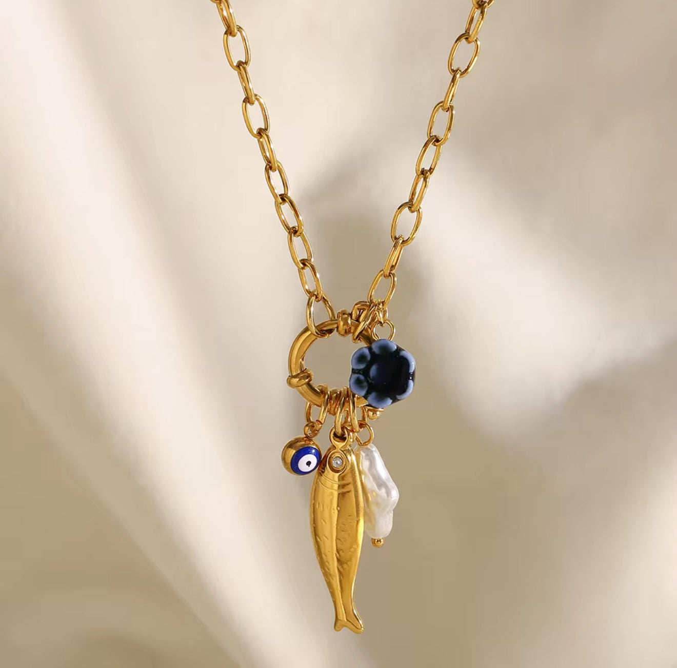 Isla Evil Eye Necklace