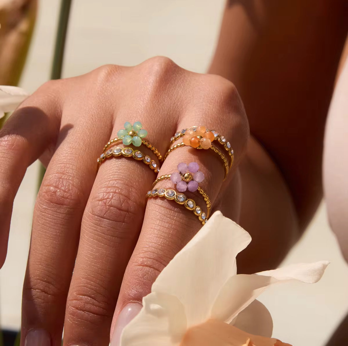 Crystal Bloom Ring