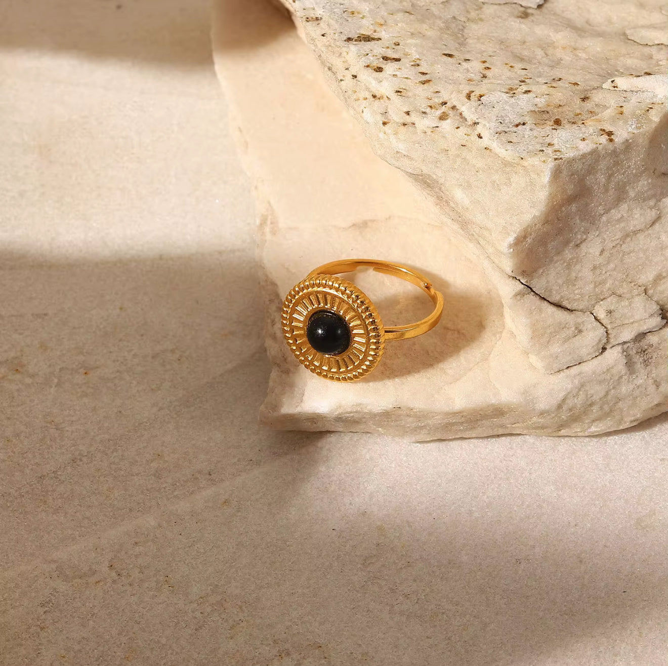 Eclipse Obsidian Ring