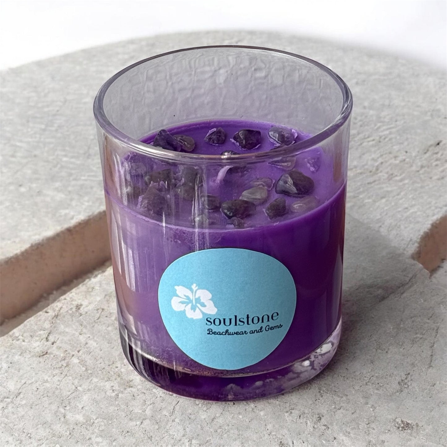 Amethyst Candle