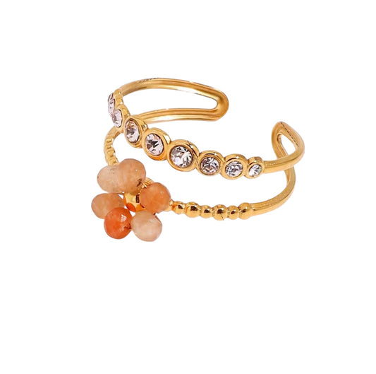 Crystal Bloom Ring