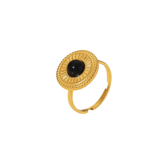 Eclipse Obsidian Ring