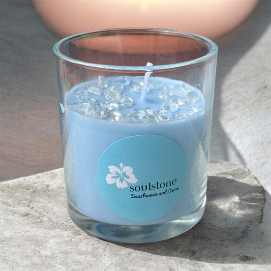 Clear Quartz Candle
